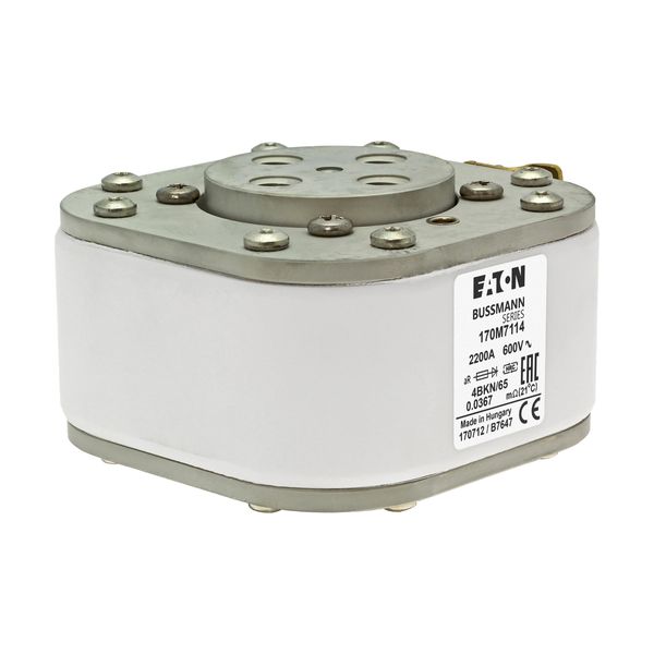 Fuse-link, high speed, 2200 A, AC 690 V, size 4, 105 x 120 x 67 mm, aR, IEC, single indicator image 24