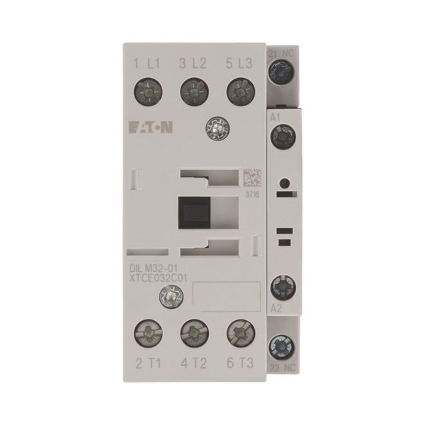 Contactor, 3 pole, 380 V 400 V 15 kW, 1 NC, 220 V 50/60 Hz, AC operation, Screw terminals image 7