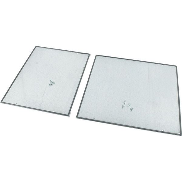Bottom plate, galvanized, divided 6/6, PIFT, for, WxD=1200x600mm, up to IP55 image 4