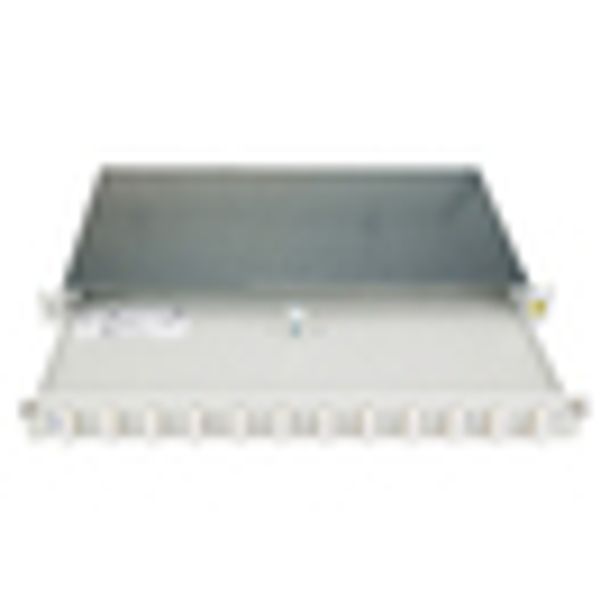 FO Patchpanel 19", 1U, sliding, for 8 fibers, SC, MM image 7