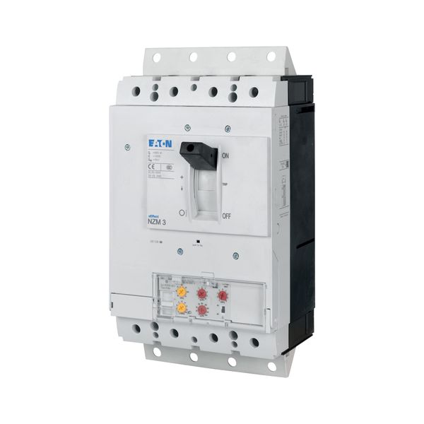 Circuit-breaker, 4 p, 630A, 400A in 4th pole, plug-in module image 3