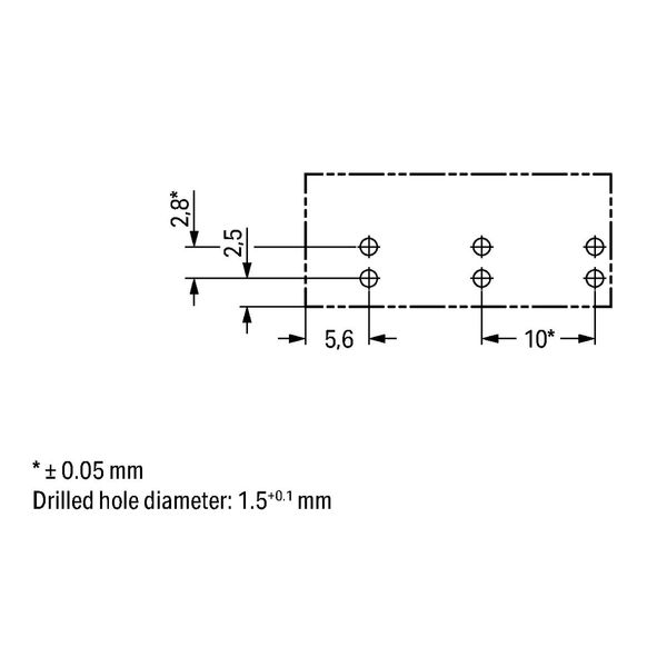 Plug for PCBs straight 3-pole pink image 5