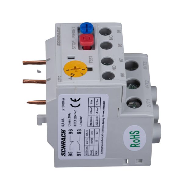 Thermal overload relay CUBICO Classic, 5.5A - 8A image 2