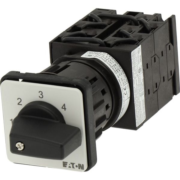 Step switches, T0, 20 A, centre mounting, 3 contact unit(s), Contacts: 5, 45 °, maintained, Without 0 (Off) position, 1-5, Design number 150 image 1
