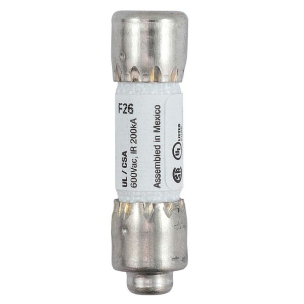 Fuse-link, LV, 0.25 A, AC 600 V, 10 x 38 mm, CC, UL, fast acting, rejection-type image 7