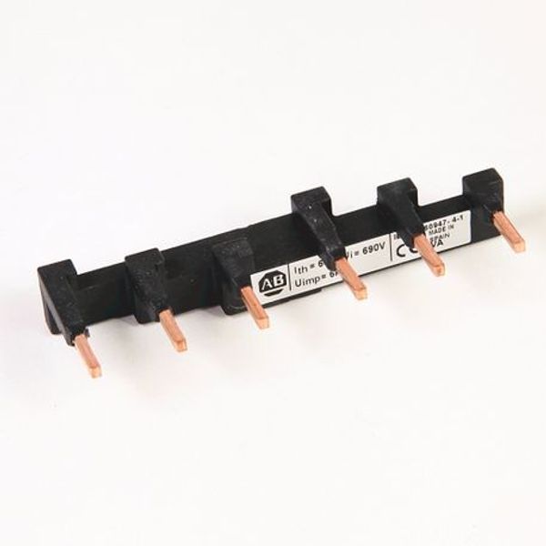 Allen-Bradley 140M-C-W452N Compact Busbar, 3-Phase, 64 A, 45 mm Spacing, 2 Connections, Used with 140M-C -D Circuit Breaker image 1