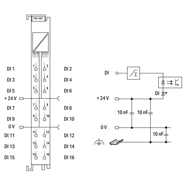 16-channel digital input 24 VDC 3 ms light gray image 5