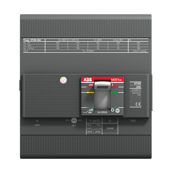 XT3S 250 TMD 200-2000 4p F F InN=100% image 1