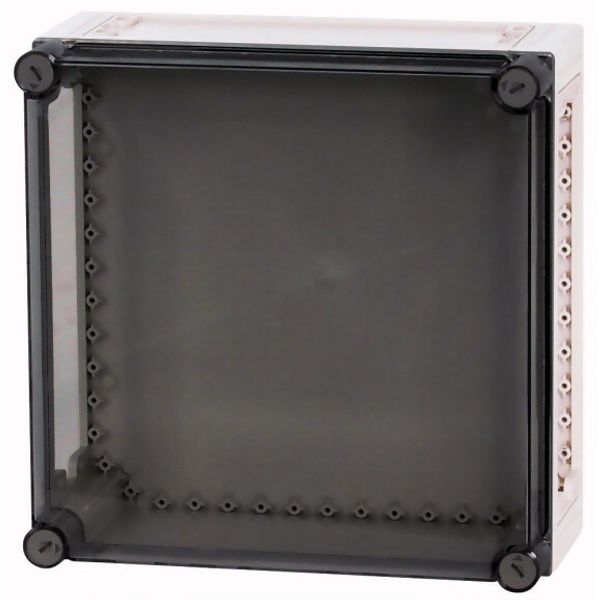 Insulated enclosure, top+bottom open, HxWxD=375x375x175mm image 1