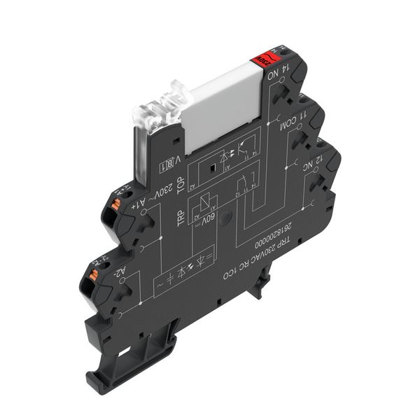 Relay module, 120 V AC ±10 %, Green LED, Rectifier, RC element, 1 CO c image 2