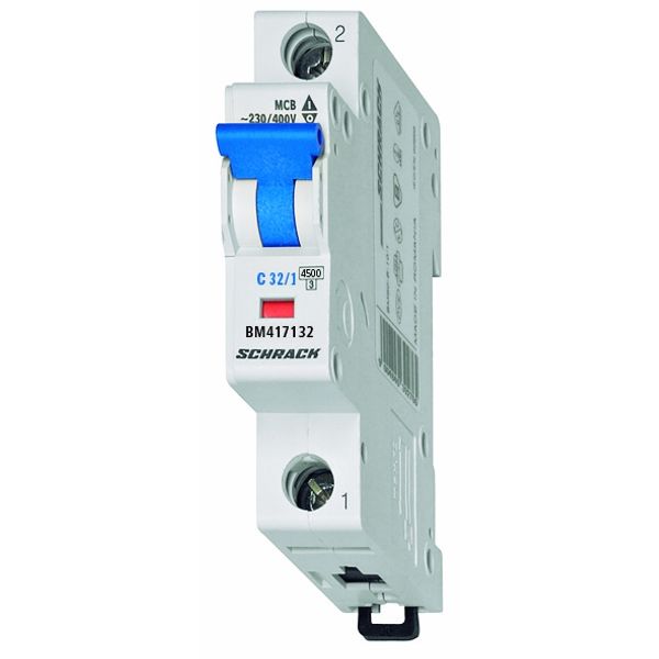 Miniature Circuit Breaker (MCB) B, 32A, 1-pole, 4.5KA image 1