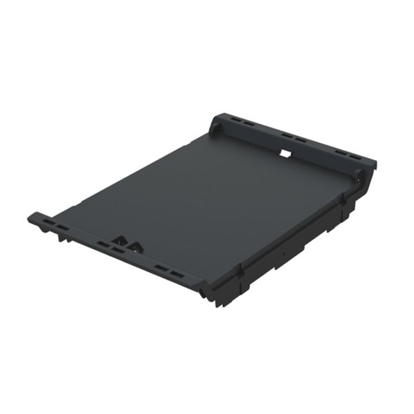 Cover, IP20 in installed state, Plastic, black, Width: 67.5 mm image 1