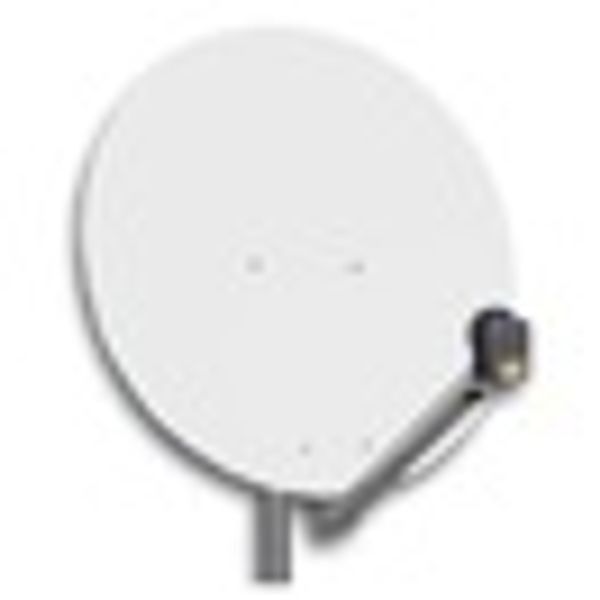 SAT Antenna  80/75cm, Alu, 39dB, foldable feed-arm, white image 4