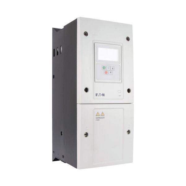 Variable frequency drive, 400 V AC, 3-phase, 30 A, 15 kW, IP55/NEMA 12, Radio interference suppression filter, OLED display image 8