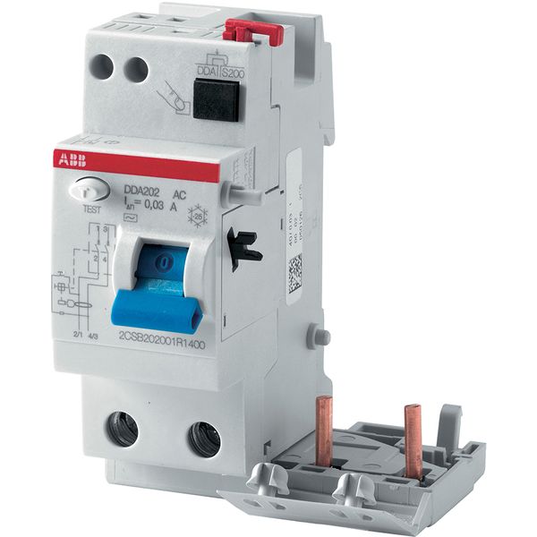 DDA202 F-40/0.03 Residual Current Device Block image 1