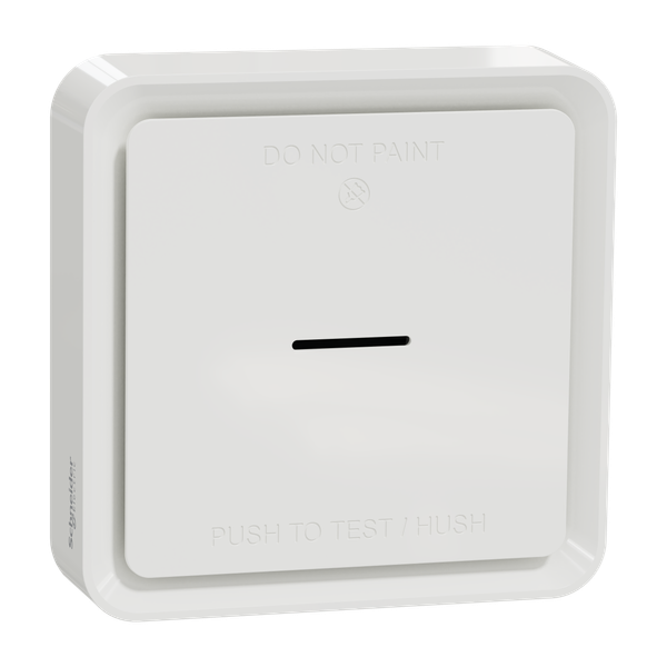 Smoke Detector, Wiser, DC, 3V, IP20, white image 1