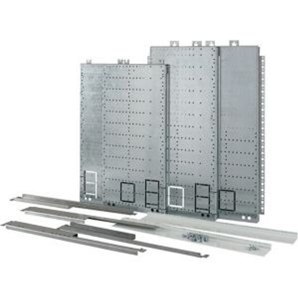 Mounting kit for fuse combination unit, covering multiple sections, section depth=800mm image 4