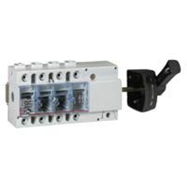 Isolating switch Vistop - 100 A - 4P - side handle, black - 9 modules image 1