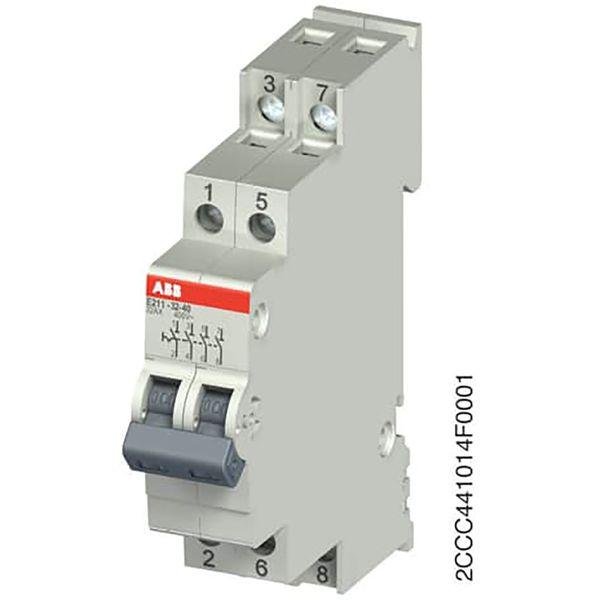 E211-32-40ON-OFF Switch,32 A,acc. to EN 250/400 V AC,4NO,0NC,0CO, El. Color:Grey, MW:1 image 2
