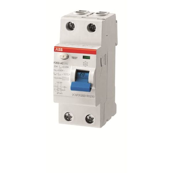 F202 A-40/0.3 CEBEC Residual Current Circuit Breaker 2P A type 300 mA image 3