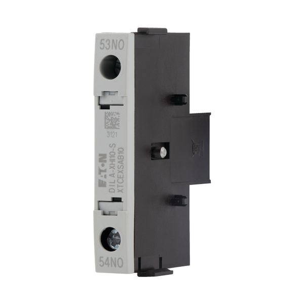 Auxiliary contact module, 1 pole, Ith= 16 A, 1 N/O, Side mounted, Screw terminals, DILA, DILM7 - DILM15 image 6