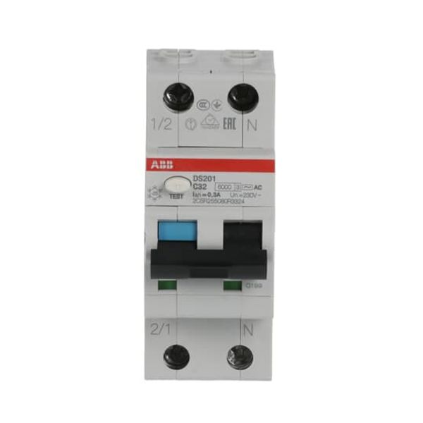 DS201 C32 AC300 Residual Current Circuit Breaker with Overcurrent Protection image 6