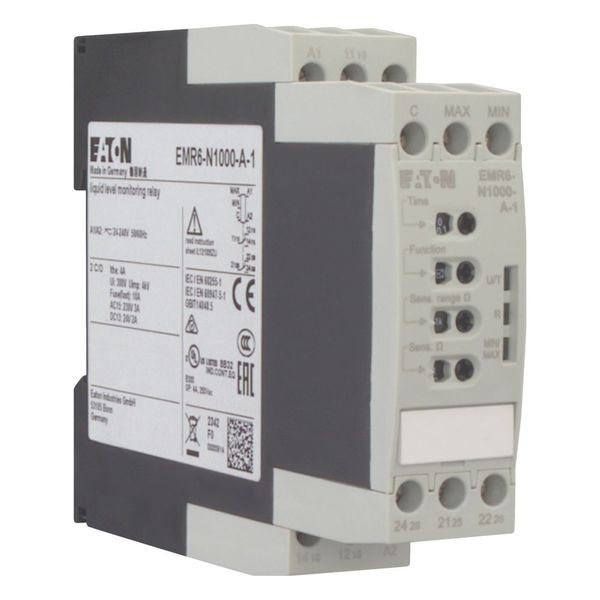Level monitoring relays, 24 - 240 V AC, 50/60 Hz, 24 - 240 V DC, 0.1 - 1000 kΩ image 15