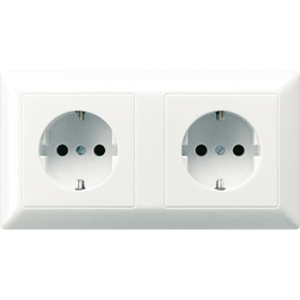 SCHUKO® socket for cable ducts 16 A / 25 AS1522WW image 2