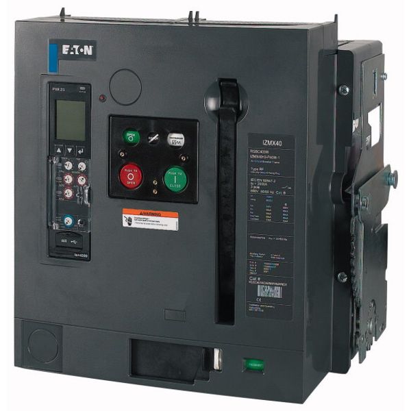 Circuit-breaker, 3 pole, 2500A, 105 kA, Selective operation, IEC, Withdrawable image 1