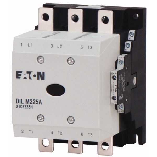 Contactor, 380 V 400 V 110 kW, 2 N/O, 2 NC, RAC 500: 480 - 500 V 50/60 Hz, AC operation, Screw connection image 1