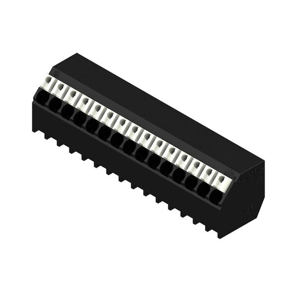 PCB terminal, 3.50 mm, Number of poles: 15, Conductor outlet direction image 1