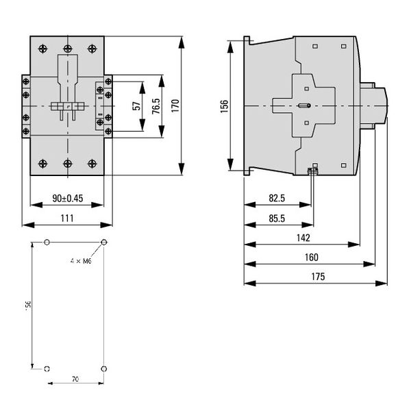 Contactor 37kW/400V/80A, coil 230VAC image 4