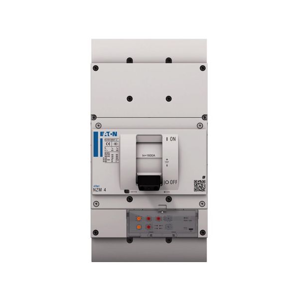 NZM4 PXR20 circuit breaker, 1600A, 3p, Screw terminal, earth-fault protection image 3