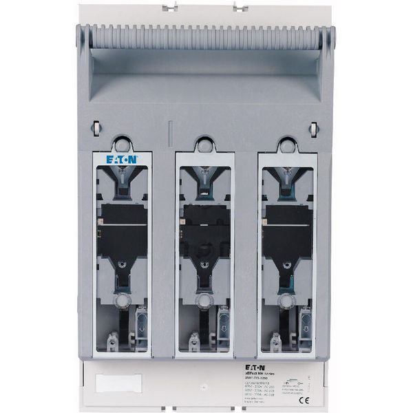 NH fuse-switch 3p flange connection M10 max. 150 mm², mounting plate, light fuse monitoring, NH1 image 9