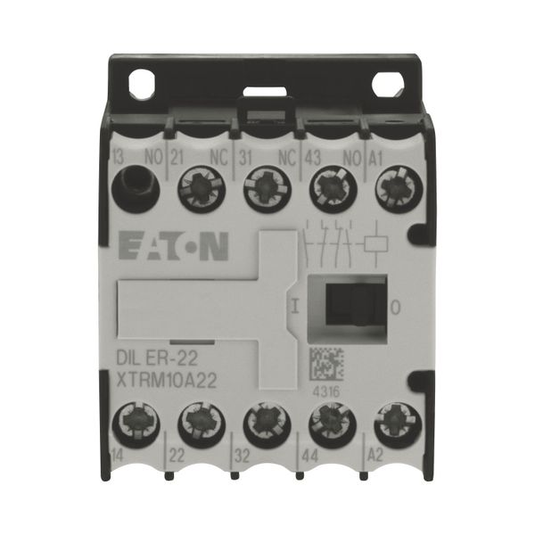 Contactor relay, 110 V 50 Hz, 120 V 60 Hz, N/O = Normally open: 2 N/O, N/C = Normally closed: 2 NC, Screw terminals, AC operation image 14