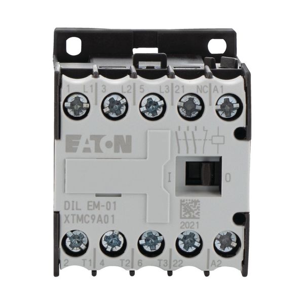 Contactor, 42 V 50 Hz, 48 V 60 Hz, 3 pole, 380 V 400 V, 4 kW, Contacts N/C = Normally closed= 1 NC, Screw terminals, AC operation image 13