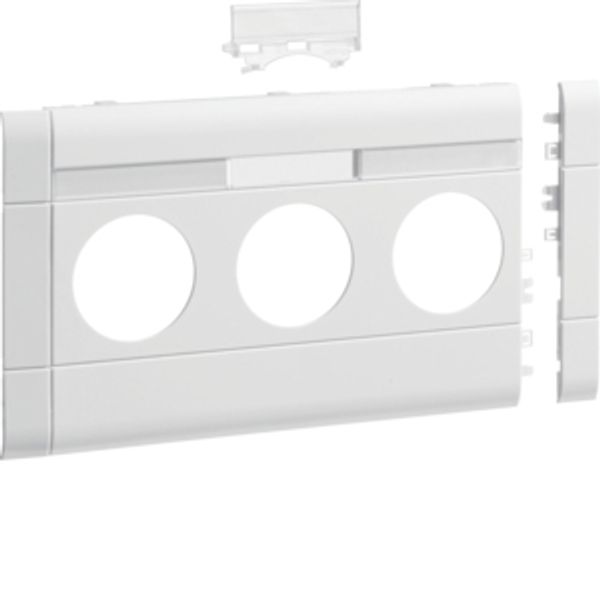 Frontplate 3-g. socket BRA/H/S 120 LF pw image 1