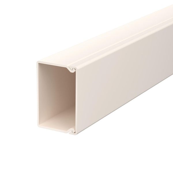 WDK30045CW  Wall and ceiling channel, with perforated bottom, 30x45x2000, cream white Polyvinyl chloride image 1