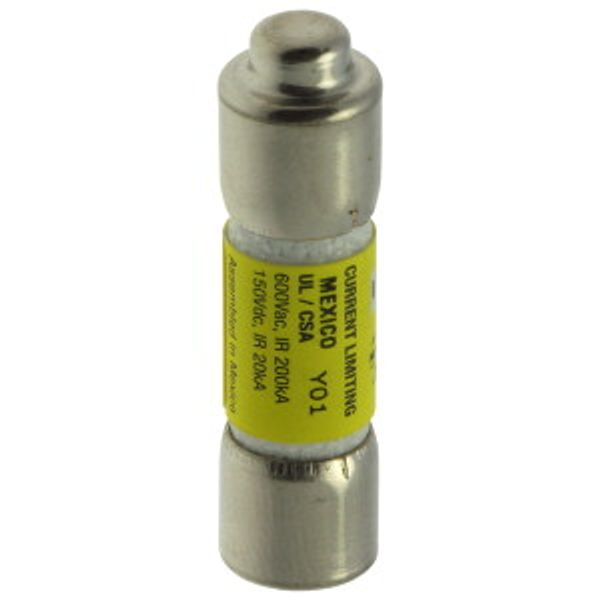 Fuse-link, LV, 6.25 A, AC 600 V, 10 x 38 mm, CC, UL, time-delay, rejection-type image 23