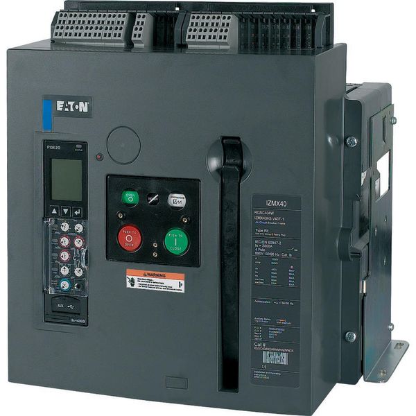 Circuit-breaker, 3 pole, 800A, 66 kA, Selective operation, IEC, Fixed image 2