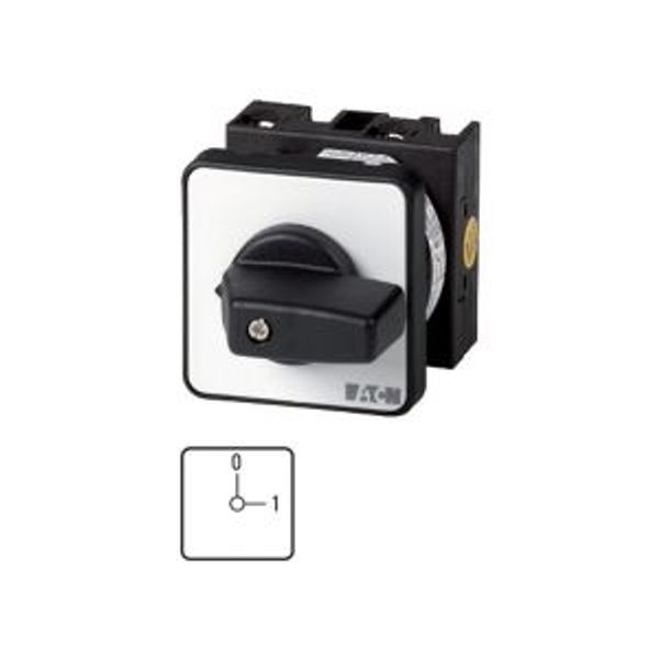 ON-OFF switches, T0, 20 A, flush mounting, 1 contact unit(s), Contacts: 1, 90 °, maintained, 0-1, Design number 15481 image 4