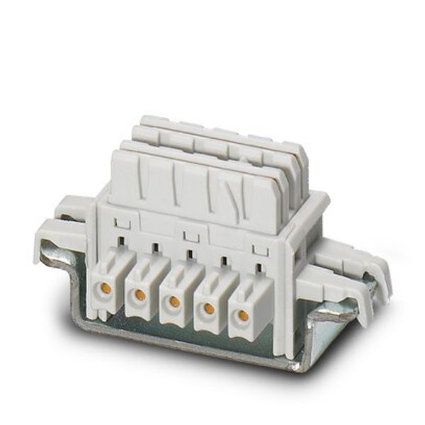 ME 6,2 TBUS-2 1,5/5-ST-3,81KMGY - DIN rail bus connectors image 1