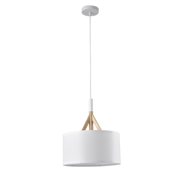 Abi Pendant Lamp 30cm 1xE27 White image 1