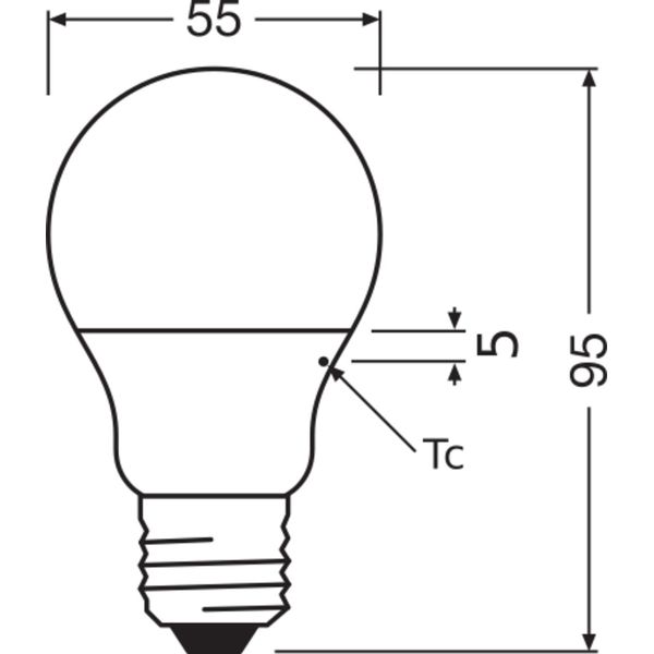 LED PCR LAMPS WITH CLASSIC A 4.9W 840 Frosted E27 image 10