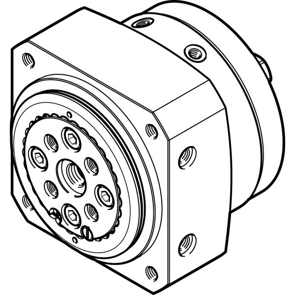 DSM-16-270-HD-A-B Rotary actuator image 1