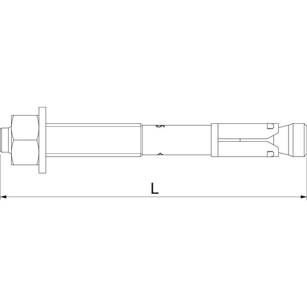 BZ 10-150/230 Wedge anchor BZ  M10x230mm image 2