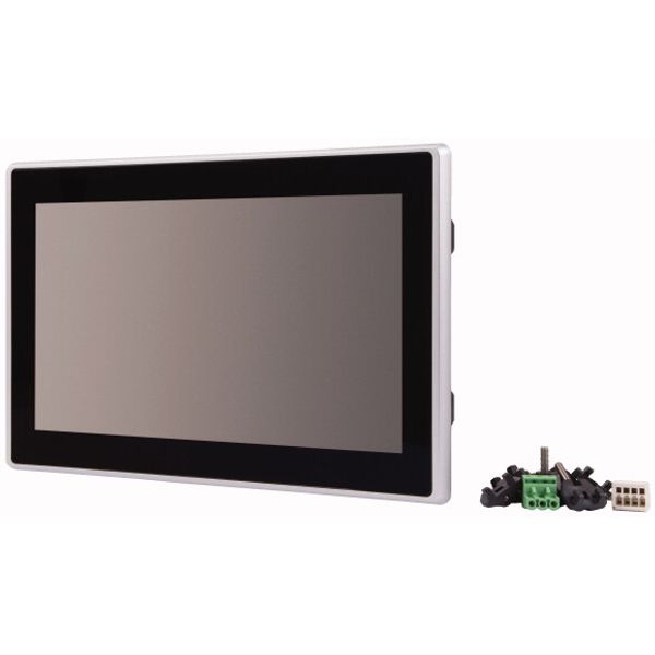 Control panel with PLC, 24 VDC, 10 Inches PCT-Display, 1024x600 pixels, 2xEthernet, 1xRS232, 1xRS485, 1xCAN, 1xProfibus, 1xSD card slot image 4