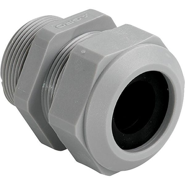Cable gland Progress synthetic GFK Pg11 Dark grey RAL 7001 cable Ø 5.5-8.5mm image 1