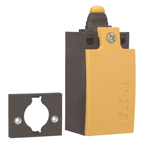 Position switch, Rounded plunger, Basic device, not expandable, 2 NC, Cage Clamp, Yellow, Insulated material, -25 - +70 °C image 14