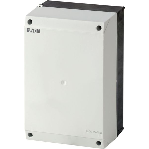 Insulated enclosure, HxWxD=240x160x125mm, +mounting rail, NA type image 3